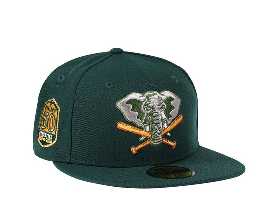 OAKLAND ATHLETICS — 50TH ANNIVERSARY — GREEN & YELLOW