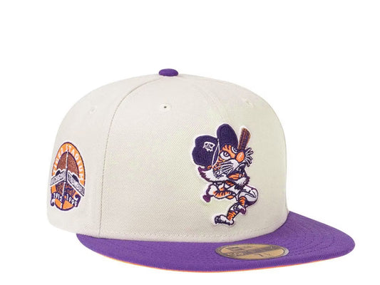 DETROIT TIGERS — STADIUM PATCH — PURPLE ORANGE SHOCK