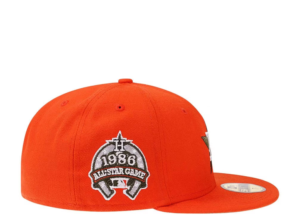 HOUSTON ASTROS — ALL STAR GAME 1986 — ORANGE GREEN