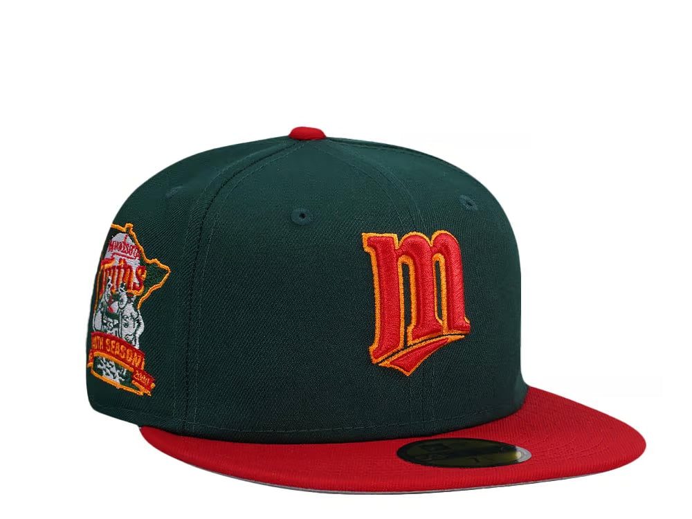 MINNESOTA TWINS — 40TH ANNIVERSARY —  DARK GREEN TWO TONE EDITION