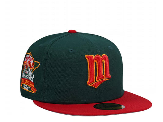 MINNESOTA TWINS — 40TH ANNIVERSARY —  DARK GREEN TWO TONE EDITION