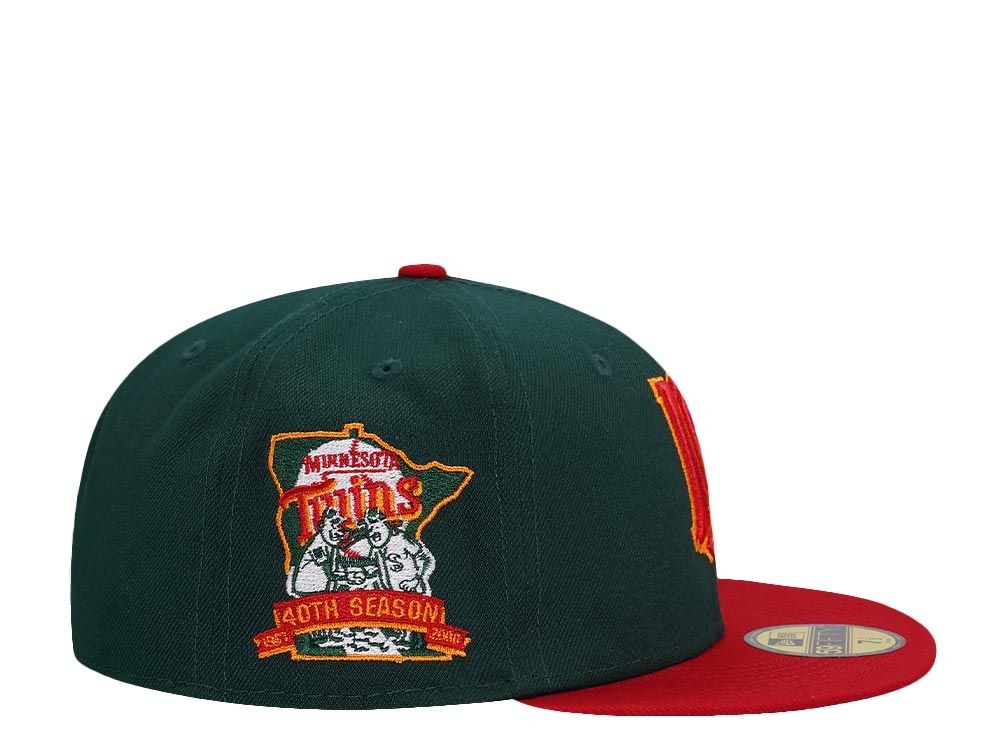 MINNESOTA TWINS — 40TH ANNIVERSARY —  DARK GREEN TWO TONE EDITION