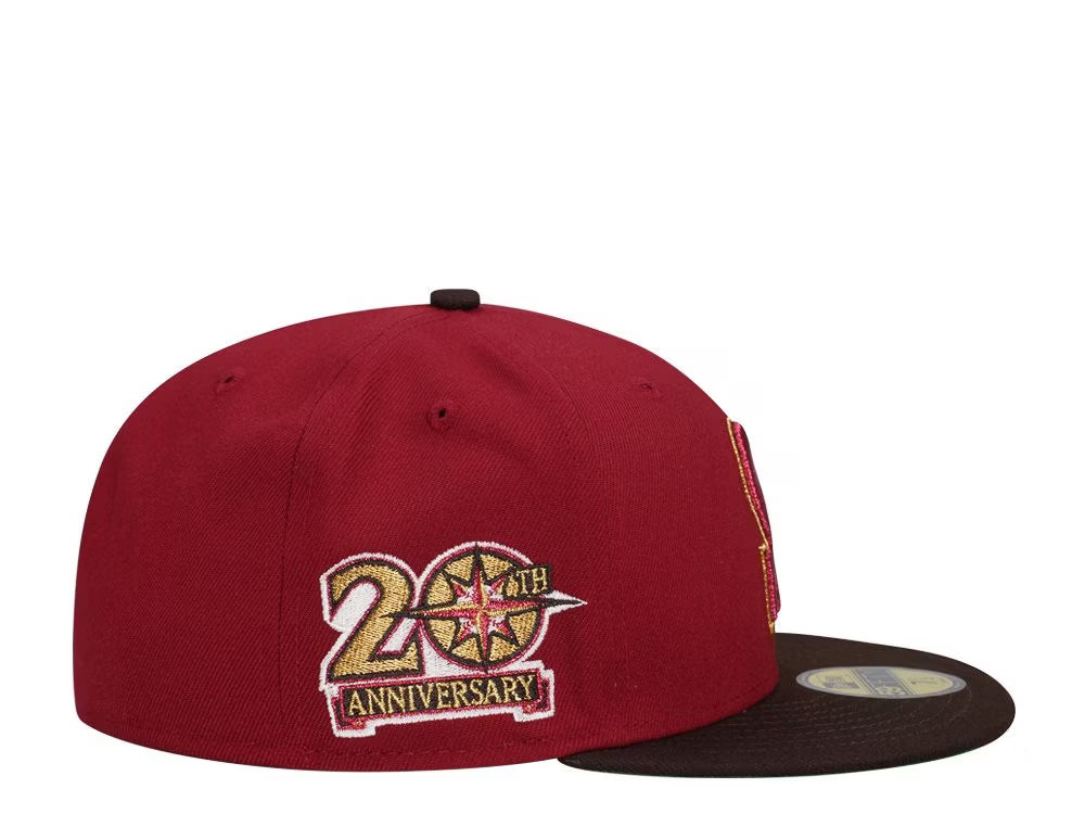 SEATTLE MARINERS — 20TH ANNIVERSARY —  BRICK METALLIC TWO TONE
