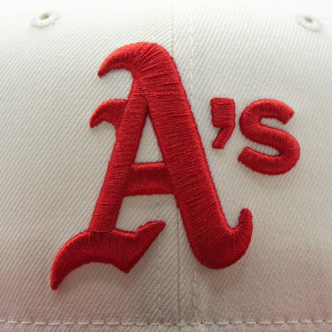 NEW ERA OAKLAND ATHLETICS 1987 ALL STAR GAME SIDE PATCH WHITE & RED