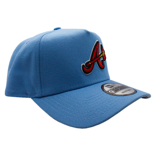 NEW ERA ATLANTA BRAVES SKY BLUE & RED