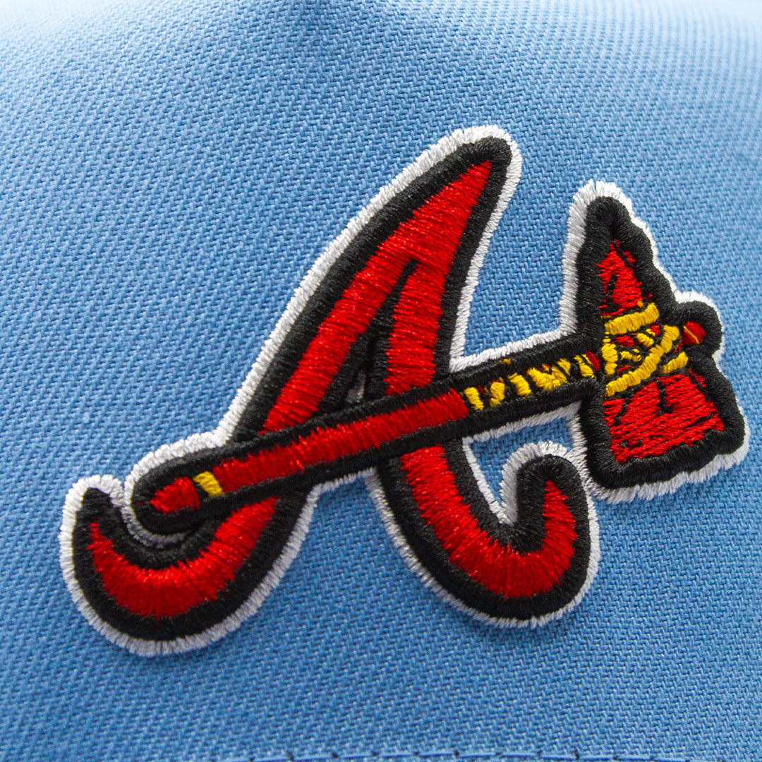 NEW ERA ATLANTA BRAVES SKY BLUE & RED