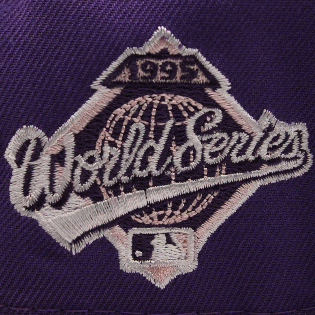 NEW ERA ATLANTA BRAVES 1995 WOLRD SERIES SIDE PATCH PURPLE & PINK