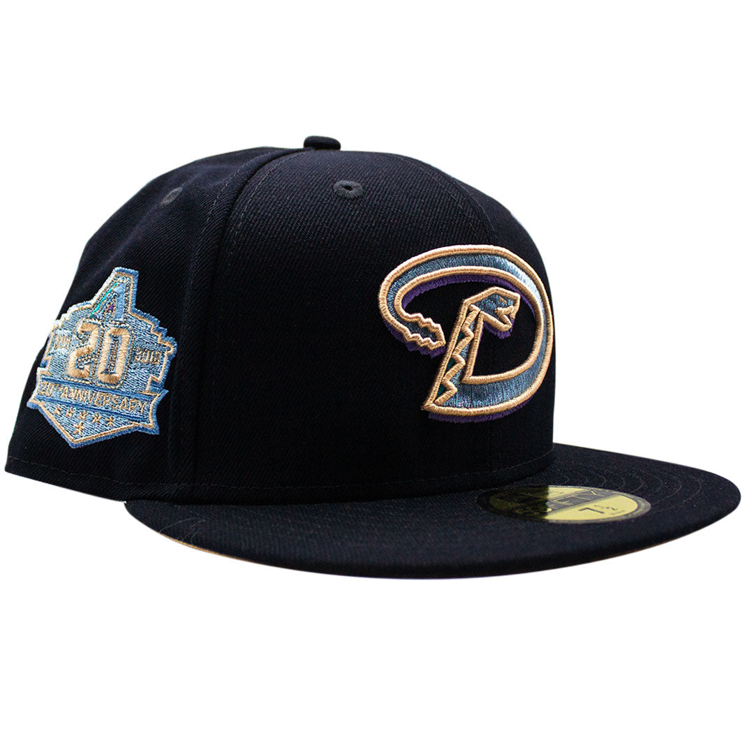 NEW ERA ARIZONA DIAMONDBACKS 20TH ANNIVERSARY DARK BLUE & PEACH