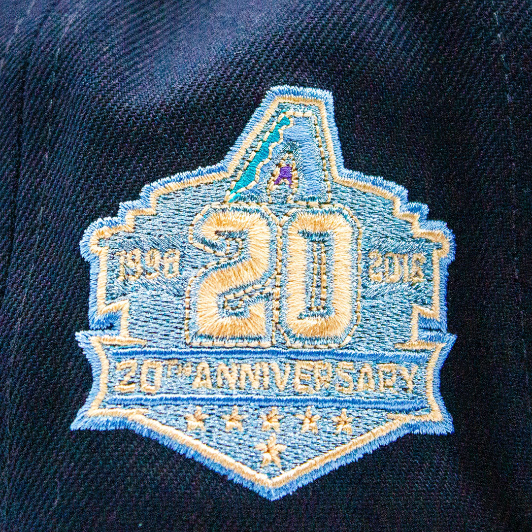 NEW ERA ARIZONA DIAMONDBACKS 20TH ANNIVERSARY DARK BLUE & PEACH