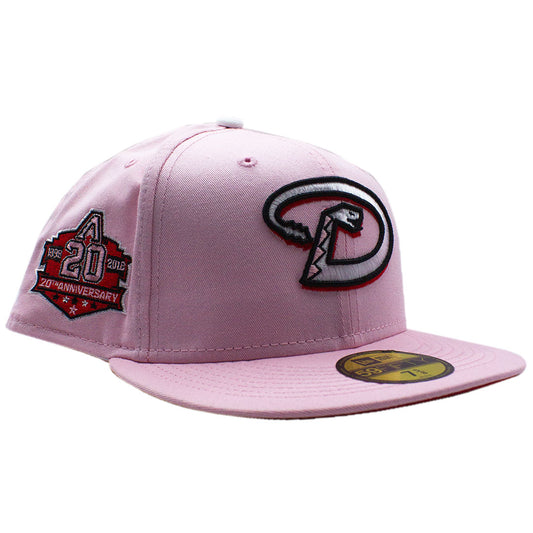 NEW ERA ARIZONA DIAMONDBACKS 20TH ANNIVERSARY SIDE PINK & RED