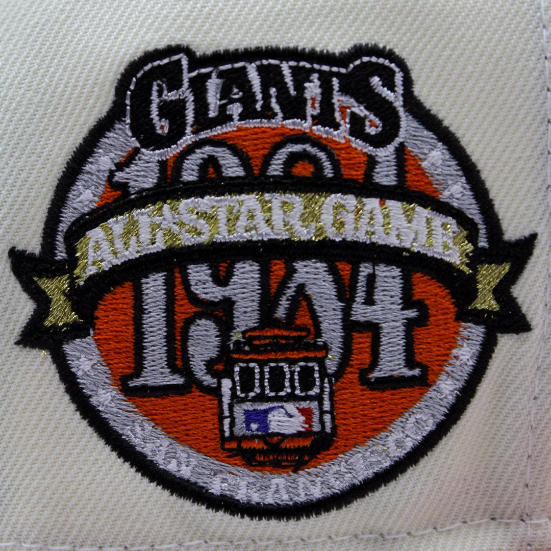 NEW ERA SAN FRANCISCO GIANTS 1984 ALL STAR GAME PATCH WHITE ORANGE & BLACK