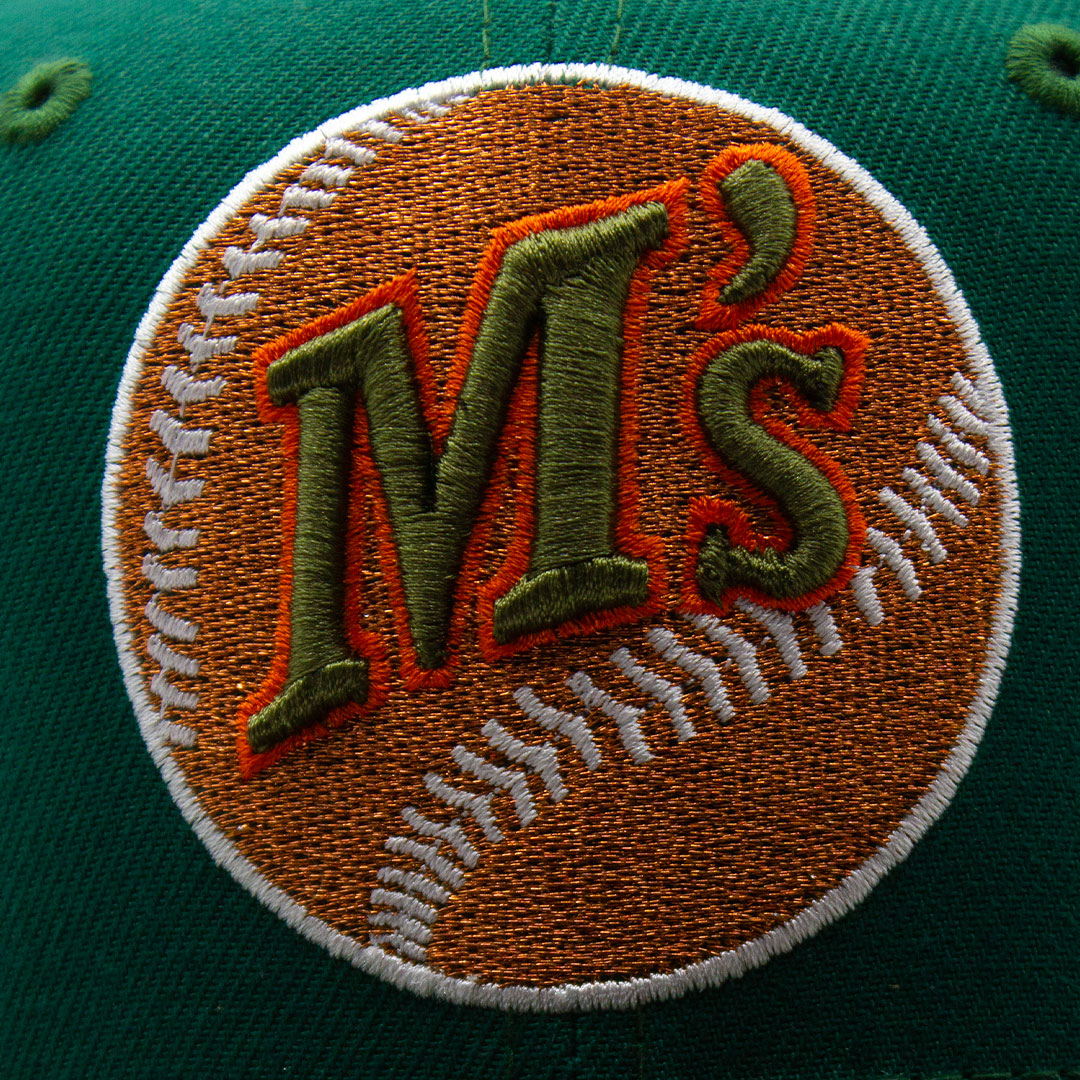 NEW ERA SEATTLE MARINERS 35TH ANNIVERSARY SIDE PATCH GREEN COPPER & OLIVE