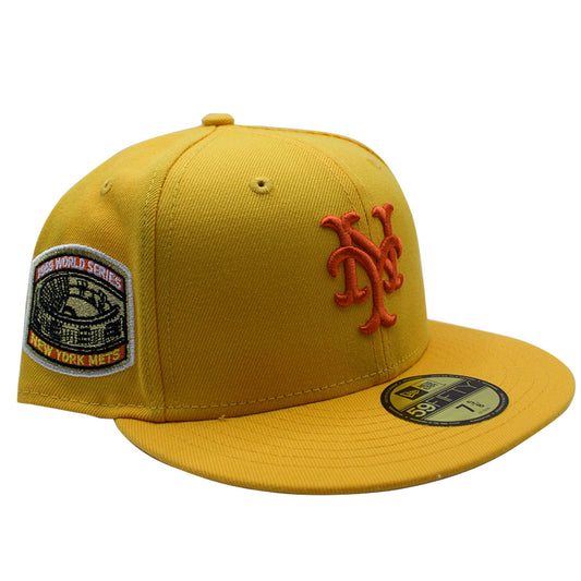 NEW ERA NEW YORK METS 1969 WORLD SERIES PATCH YELLOW & ORANGE