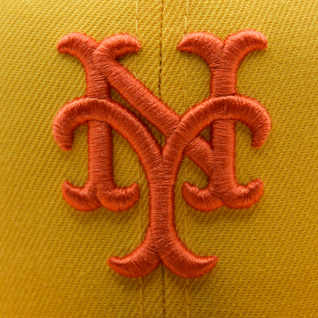 NEW ERA NEW YORK METS 1969 WORLD SERIES PATCH YELLOW & ORANGE