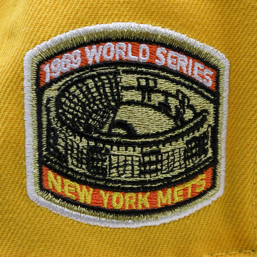 NEW ERA NEW YORK METS 1969 WORLD SERIES PATCH YELLOW & ORANGE