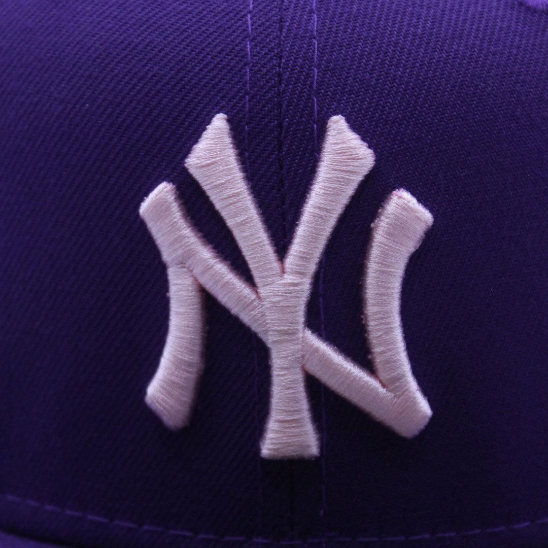 NEW ERA NEW YORK YANKEES 1998 WORLD SERIES SIDE PATCH PURPLE & PINK