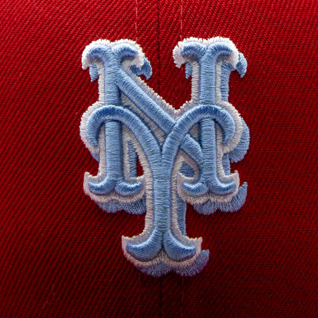 NEW ERA NEW YORK METS 2000 WORLDD SERIES SIDE PATCH RED AND BABY BLUE