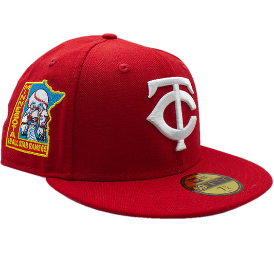 NEW ERA MINNESOTA TWINS 1965 ALL STAR GAME SIDE PATCH RED